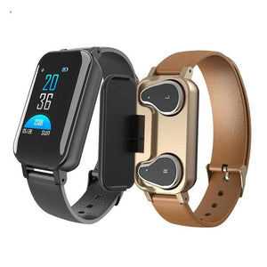 2-In-1 Wireless Bluethooth Headset & Smart Bracelet